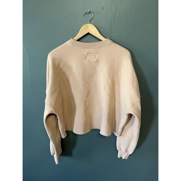 Abercrombie & Fitch Womens Cropped Hooded Sweater Soft A&F Size Large - Picture 2 of 3